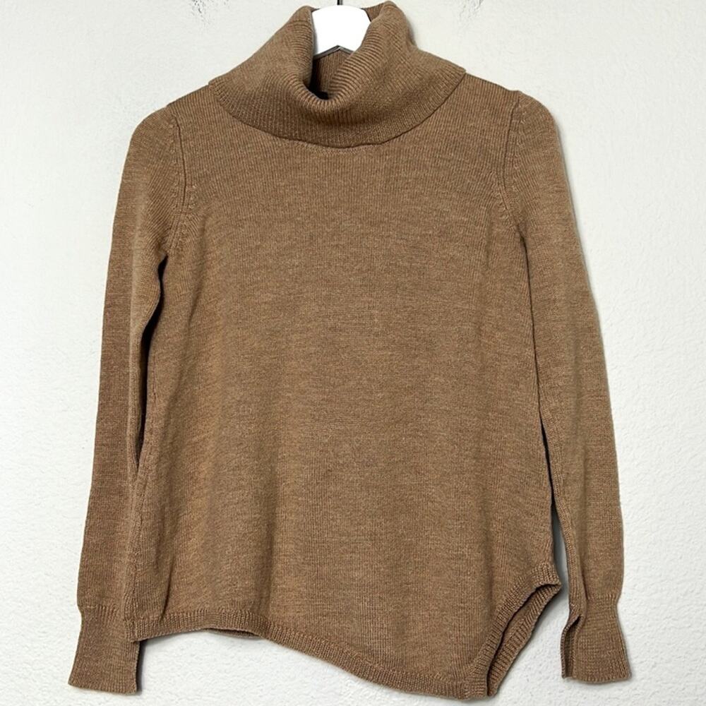 BCBGMAXAZRIA Merino Wool Turtleneck Sweater